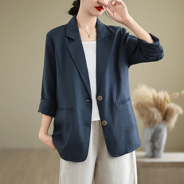 Classic Linen Blazer