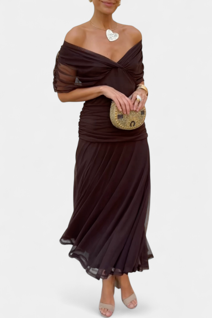 Laluna® | Elegant Dress with V-Neck