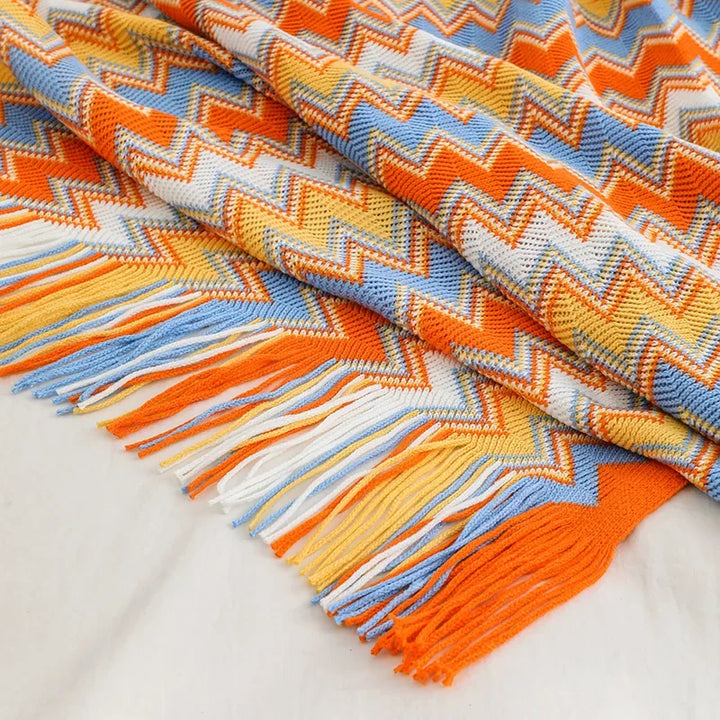 Geometric Throw Blanket