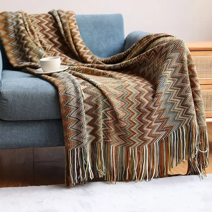 Geometric Throw Blanket