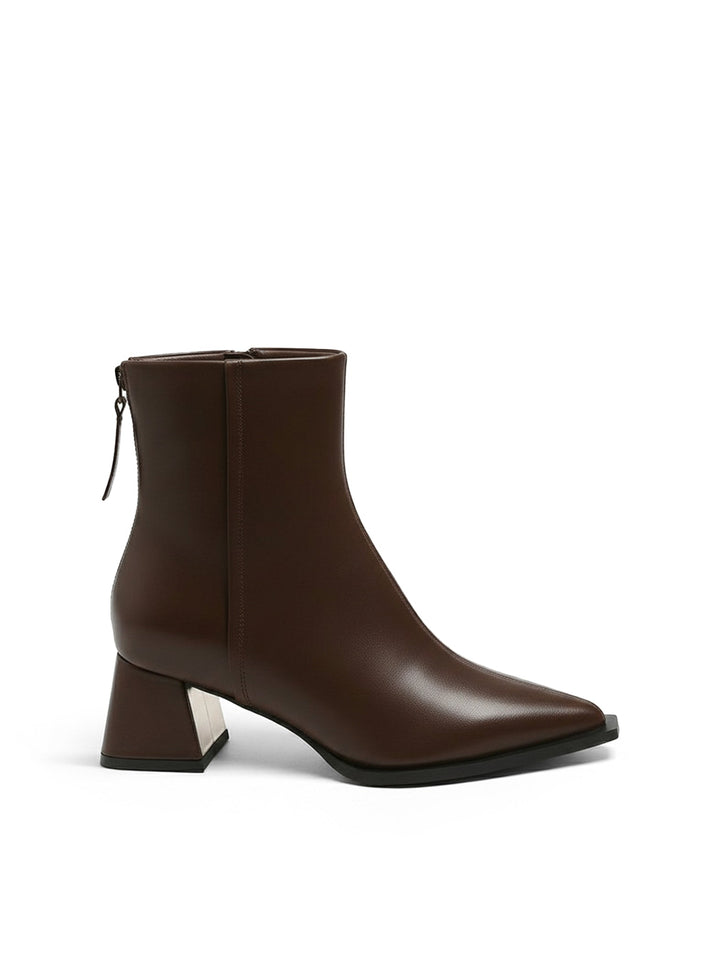 Ardena | Elegant Pointed Ankle Boots with Medium Heel