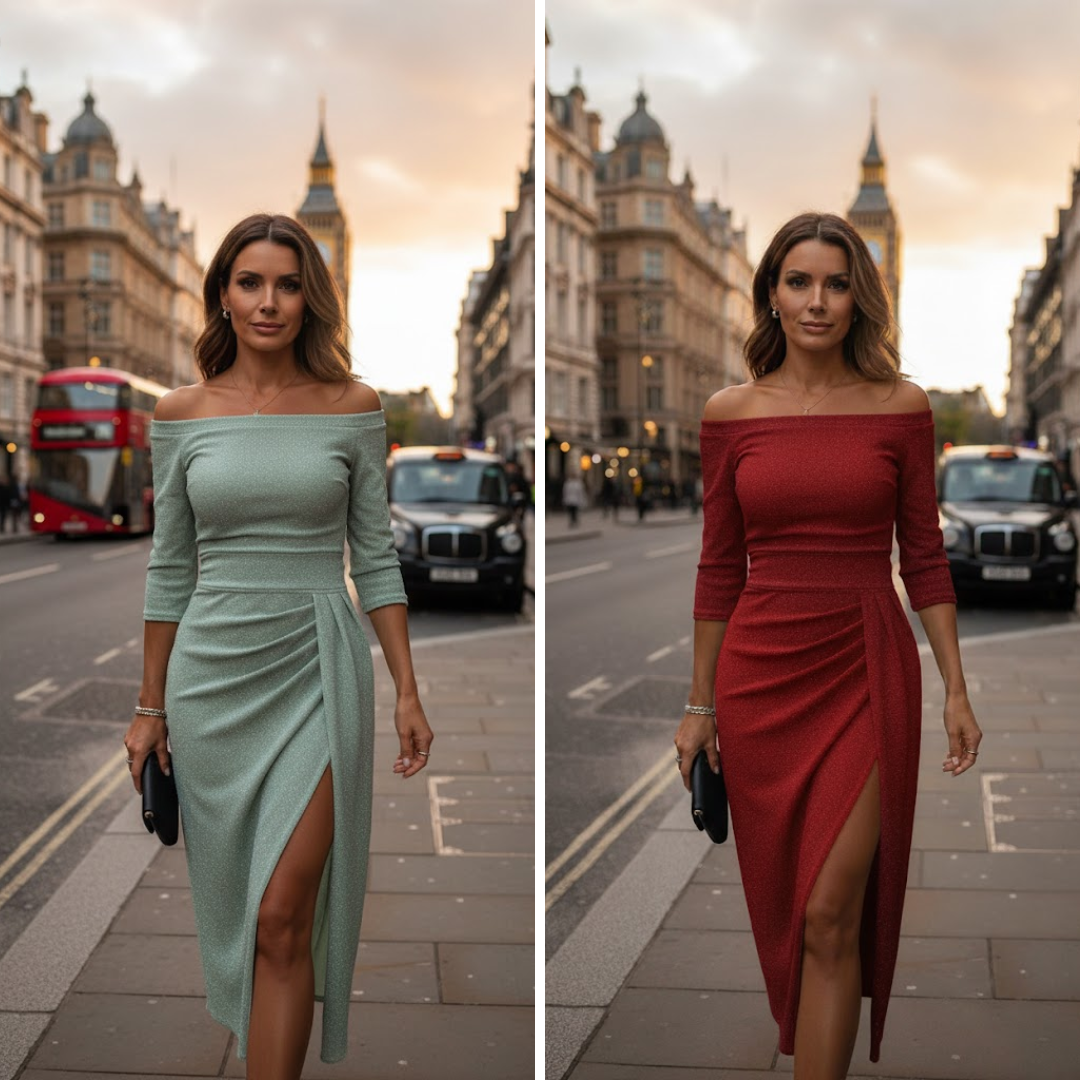 Isabeau | Chic halter maxi dress with elegant, flowing fit