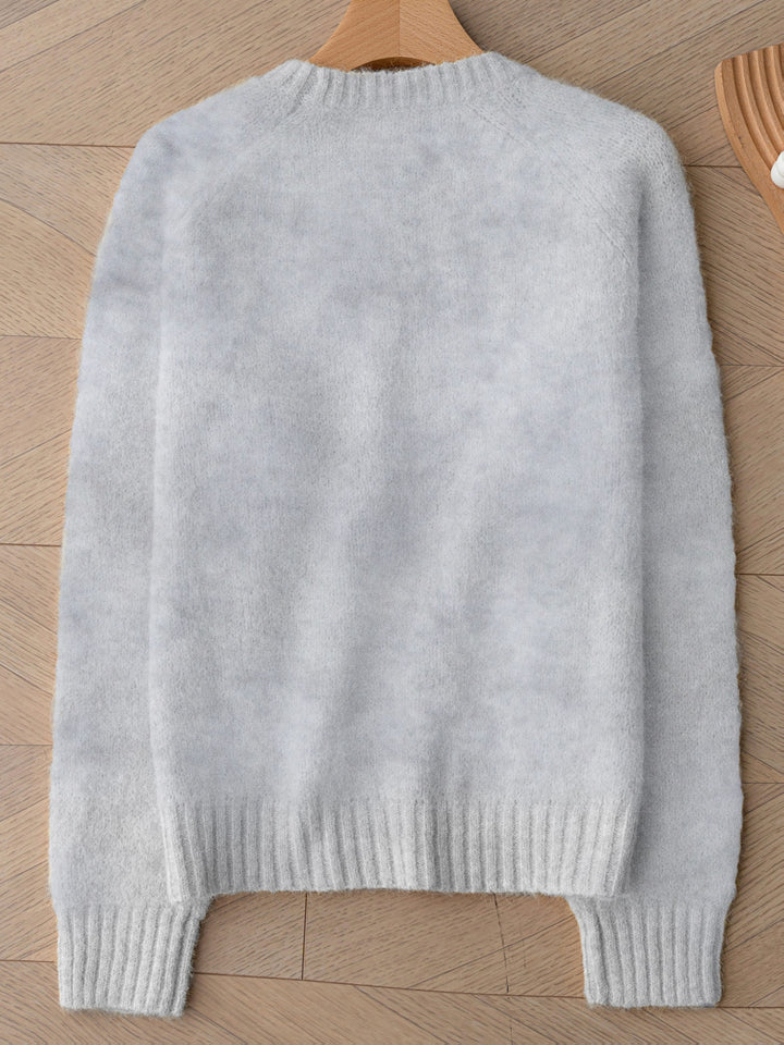 Cloud Knit Sweater | Light Gray Mist