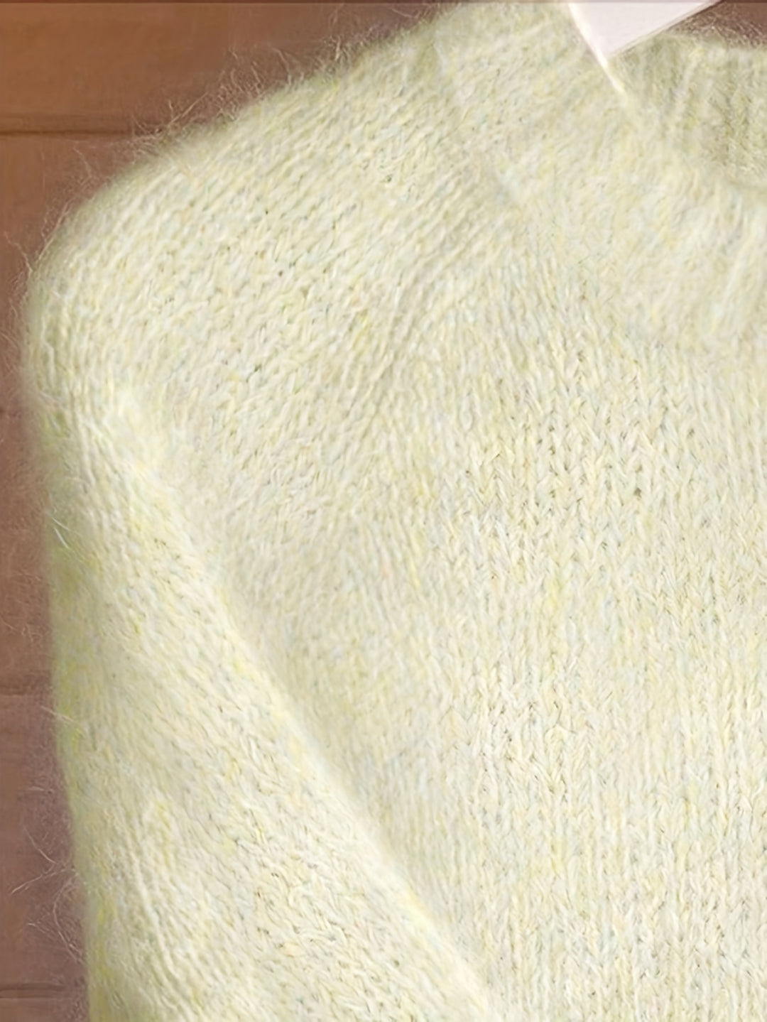 Cloud Knit Sweater | Light yellow