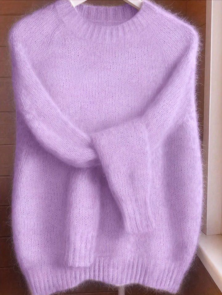 Cloud Knit Sweater | Lavender Purple
