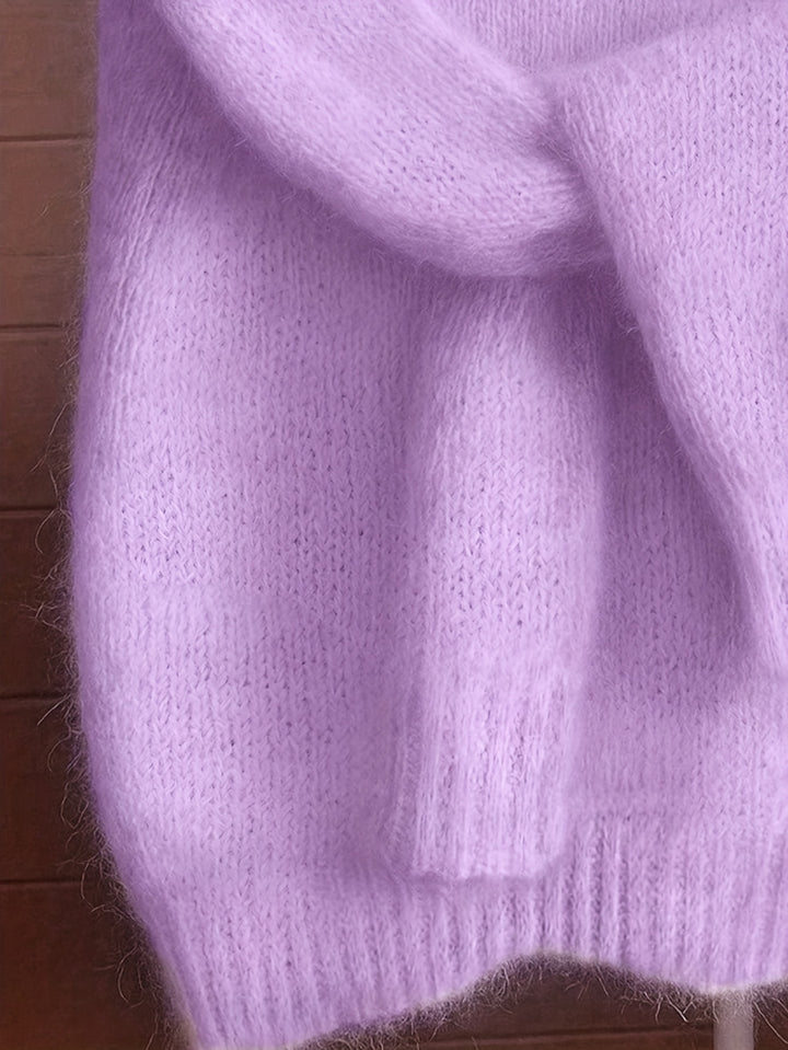 Cloud Knit Sweater | Lavender Purple