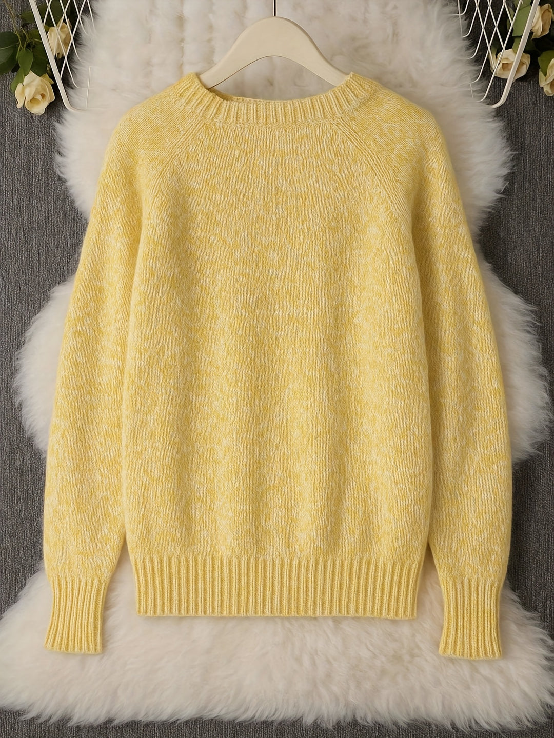Cloud Knit Sweater | Lemon Yellow