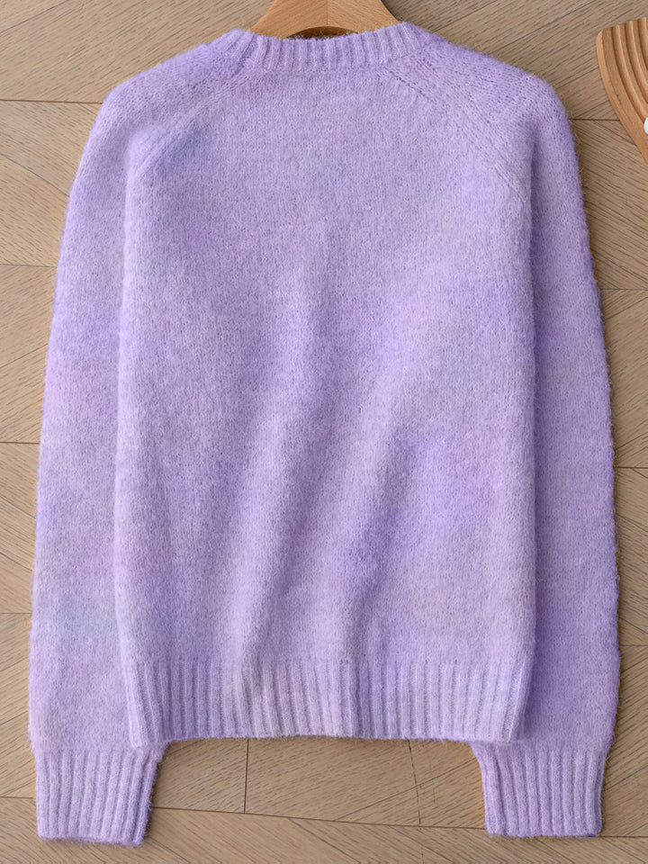 Cloud Knit Sweater | Hazy Purple
