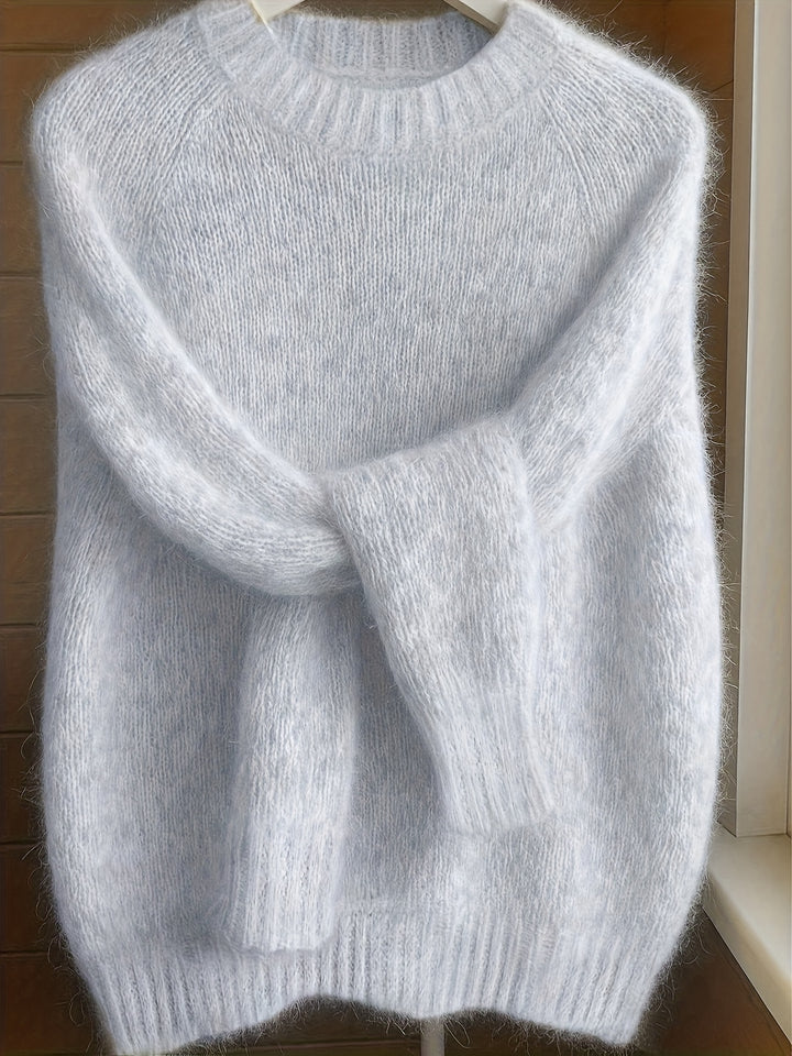 Cloud Knit Sweater | Light Gray Mist