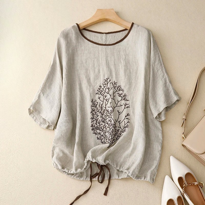 Arbor Drawstring Blouse