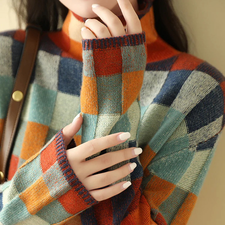 Élise™ | Soft Cashmere Turtleneck Sweater