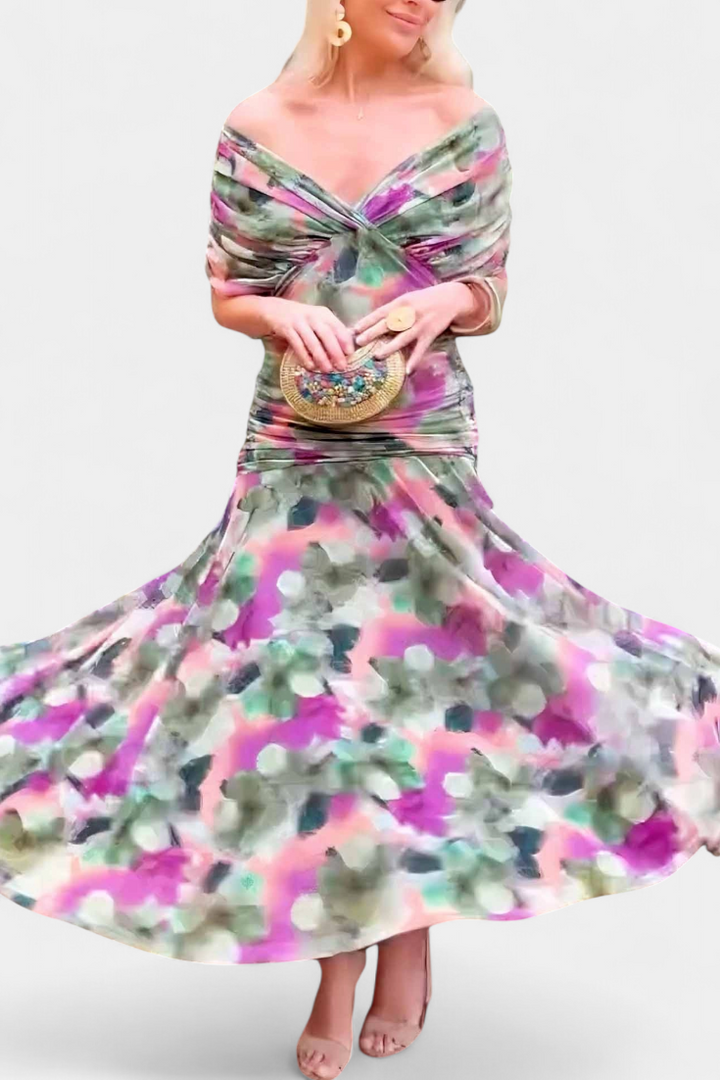 Laluna® | Elegant Dress with V-Neck