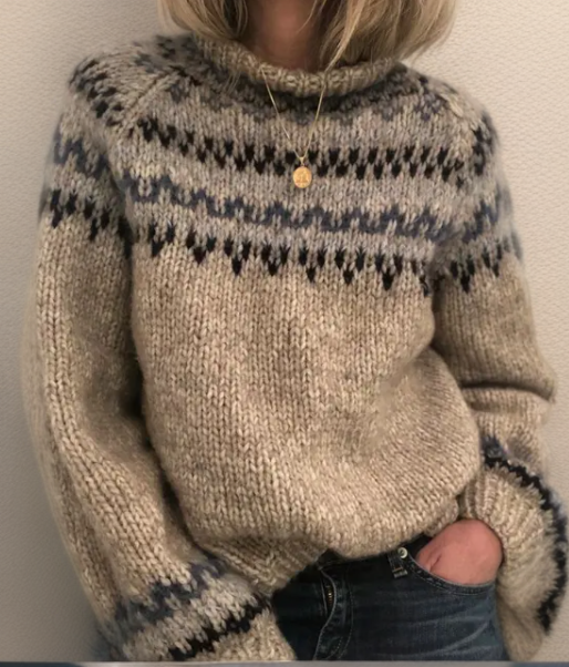 Layla™ - Comfortable Retro Sweater