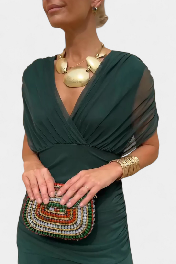 Laluna® | Elegant Dress with V-Neck