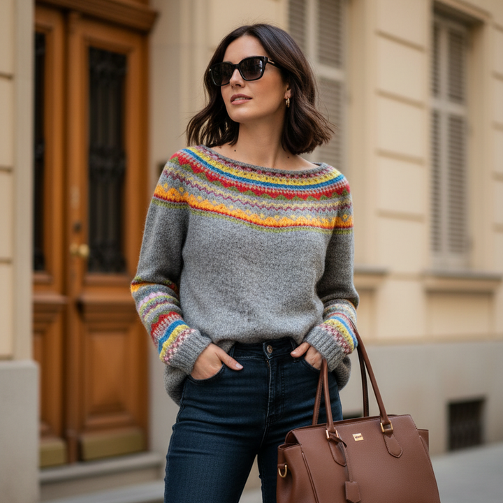 Jasmin™ - Comfortable Retro Sweater