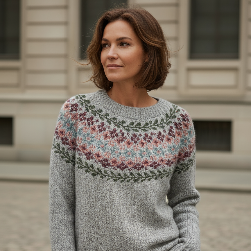 Silvy™ - Comfortable sweater with a retro style