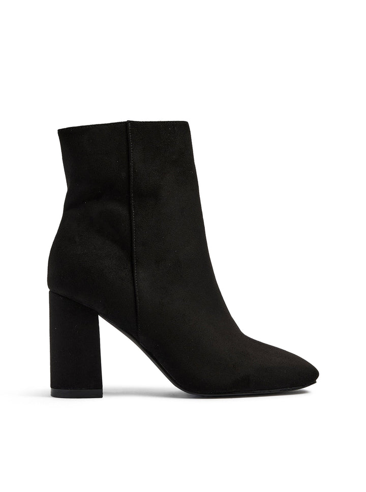 Selene | Elegant Eco-Suede Ankle Boots with Block Heel