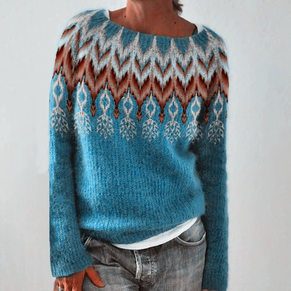 Indira™ - Comfortable Sweater with Retro Style
